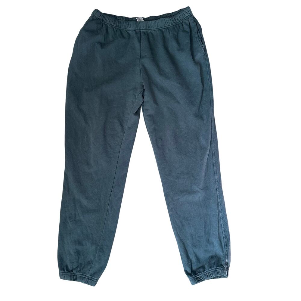 Good American Sweat Pants Loungewear Elastic Waist Women's Size 4 Green